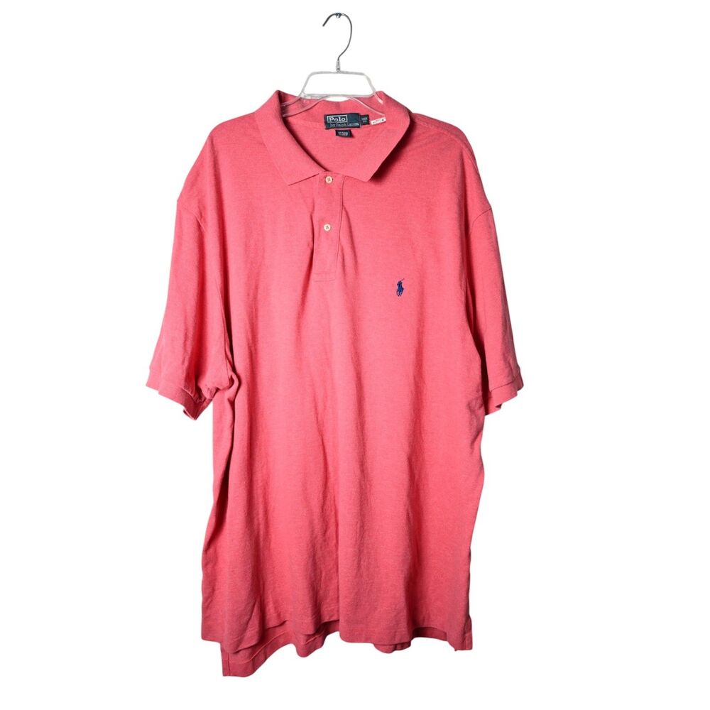 Polo Ralph Lauren Men’s 3XL Salmon Pink Classic Fit Short Sleeve Polo Shirt